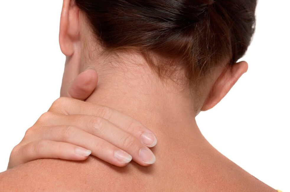 neck pain due to osteochondrosis