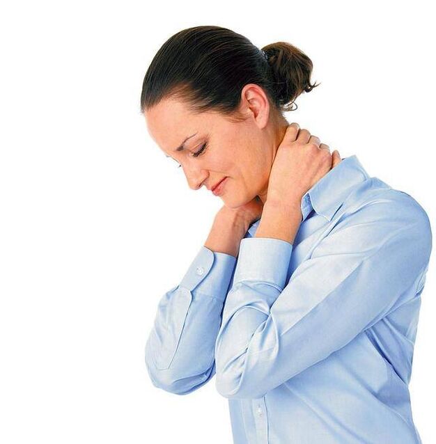 Headache in women due to thoracic osteochondrosis