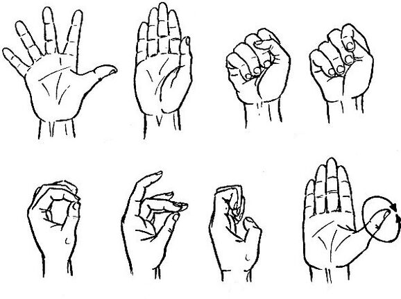 Gymnastics for fingers, effectively relieves osteoarthritis