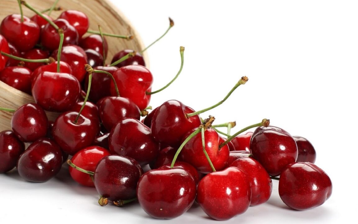 cherries for the treatment of knee arthrosis