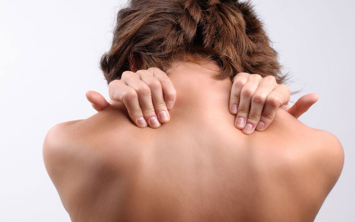 Symptoms of osteochondrosis of the cervical spine - discomfort and pain in the neck